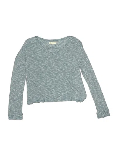 Pre-owned Tucker + Tate Kids' Long Sleeve Henley Shirt In Blue