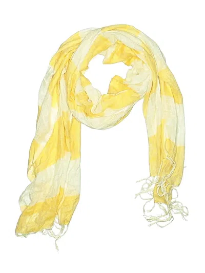 Pre-owned Route 66 Scarf In Yellow