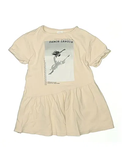 Pre-owned Zara Kids' Dress In White