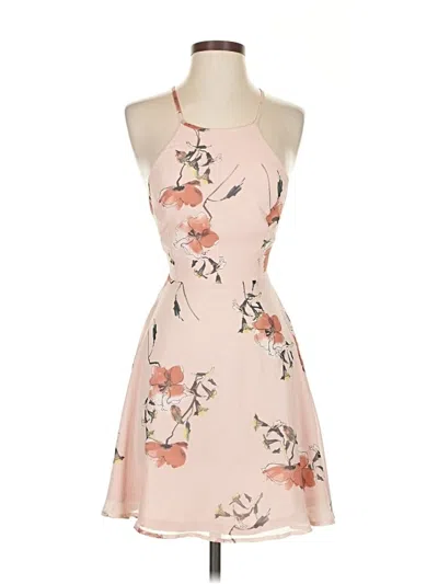 Pre-owned Lulus Cocktail Dress In Pink