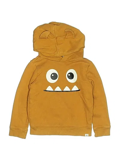 Pre-owned Baby Gap Kids' Pullover Hoodie In Yellow