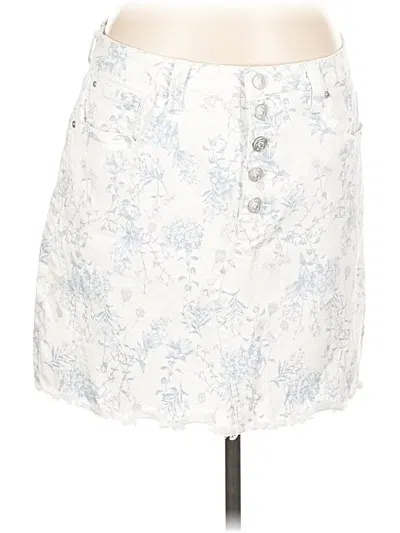 Pre-owned Seven7 Casual Skirt In White