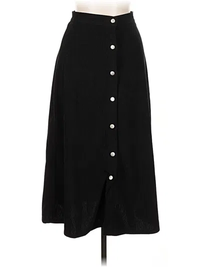 Pre-owned Unbranded Casual Skirt In Black