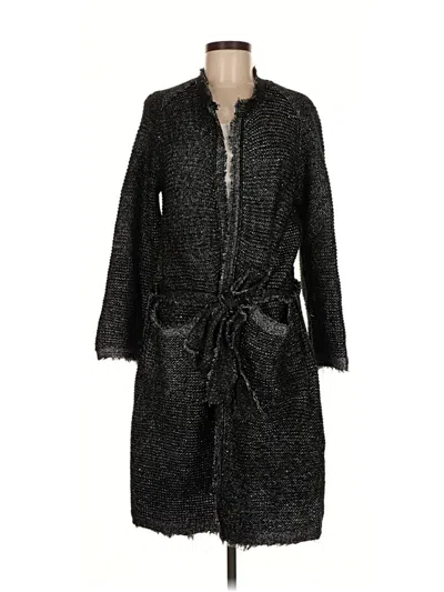 Pre-owned Zara Cardigan Sweater In Black