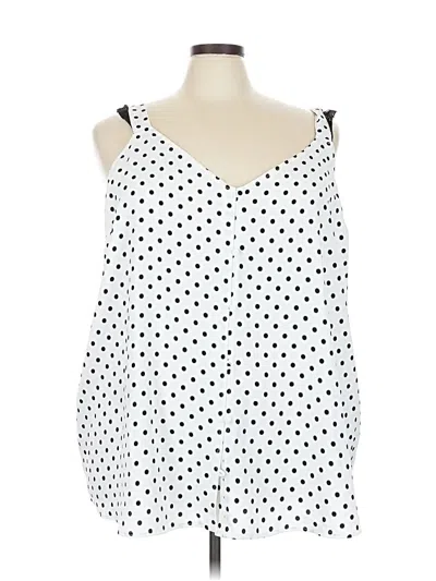 Pre-owned Torrid Sleeveless Top White Sweetheart Neckline Tops