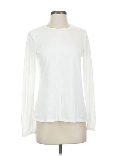 Pre-owned Purejill Long Sleeve T-shirt In White
