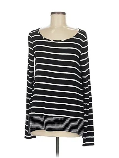 Pre-owned Bcbgmaxazria Long Sleeve T-shirt In Black