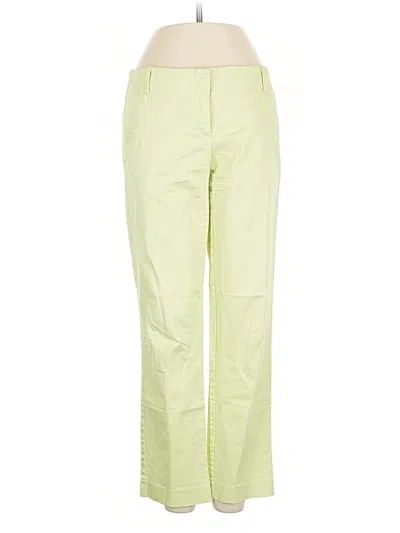 Pre-owned New York And Company Casual Pants In Green