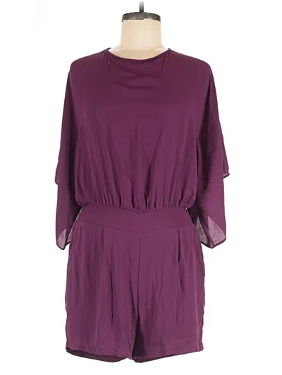 Pre-owned White House Black Market Romper In Purple