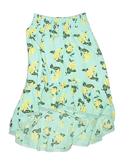 Pre-owned Justice Kids' Skirt In Green