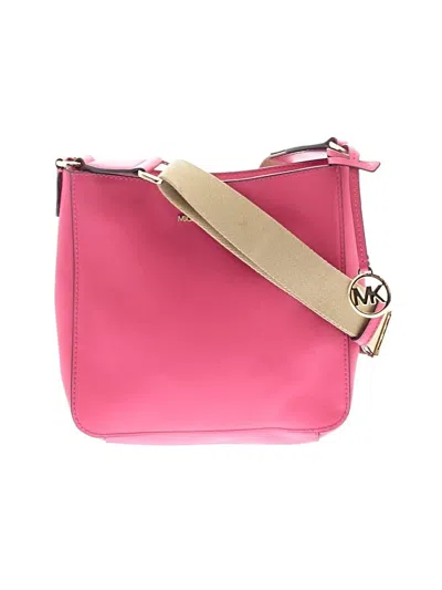 Pre-owned Michael Michael Kors Crossbody Bag In Pink