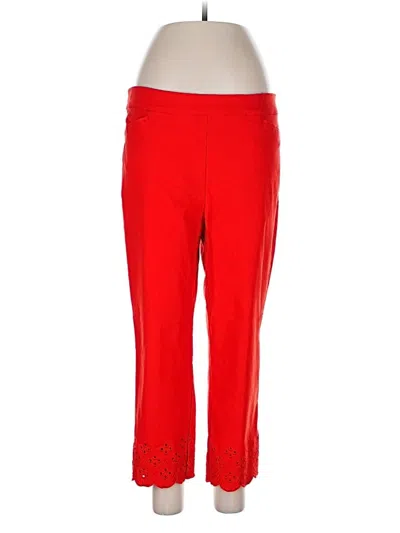 Pre-owned Chico's Active Pants In Red