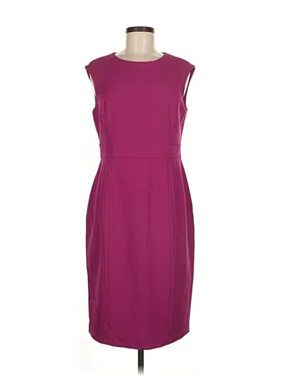Pre-owned Kasper Cocktail Dress In Burgundy