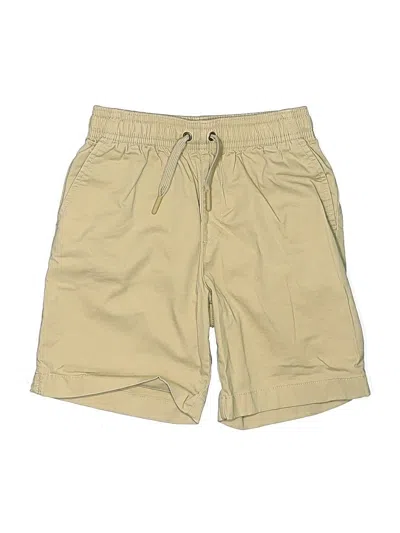 Pre-owned Crewcuts Kids' Khaki Shorts In Brown