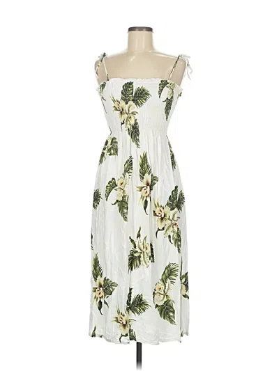 Pre-owned Assorted Brands Casual Dress In White