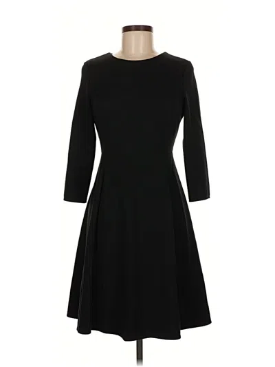 Pre-owned Uniqlo Casual Dress In Black