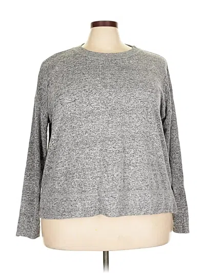 Pre-owned Lucky Brand Pullover Sweater In Gray
