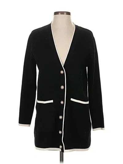 Pre-owned Zara Blazer Jacket In Black