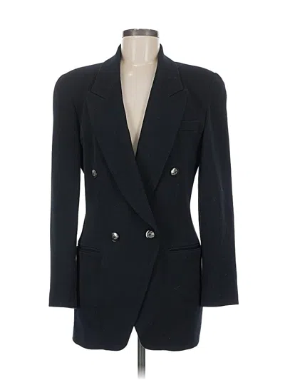 Pre-owned Episode By Carolyn Wright Freeman Wool Blazer Jacket In Black