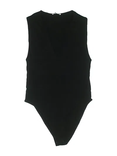 Pre-owned Zara Bodysuit In Black
