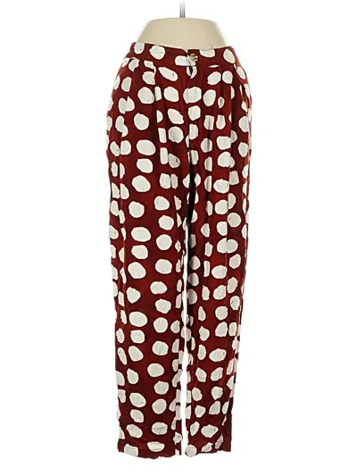 Pre-owned Urban Outfitters Casual Pants In Burgundy