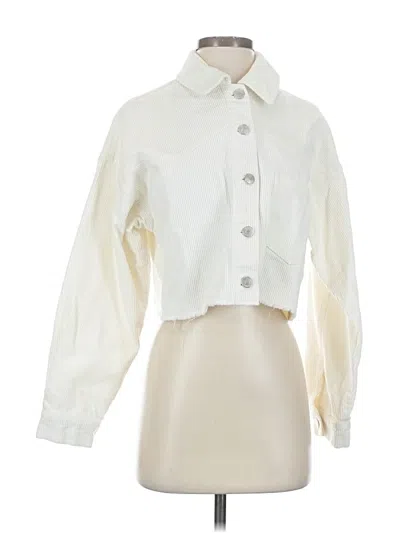 Pre-owned Forever 21 Jacket In White