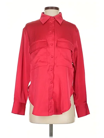 Pre-owned Jason Wu Long Sleeve Blouse In Red