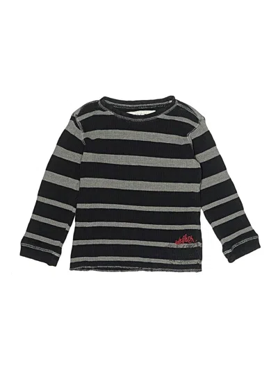 Pre-owned Quiksilver Kids' Long Sleeve T-shirt In Black