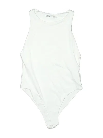 Pre-owned Zara Bodysuit In White