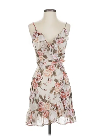 Pre-owned Assorted Brands Cocktail Dress In White