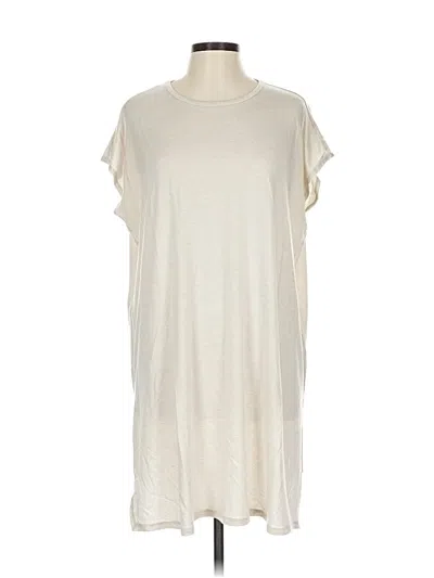 Pre-owned Eileen Fisher Casual Dress In White