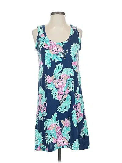 Pre-owned Lilly Pulitzer Casual Dress In Blue