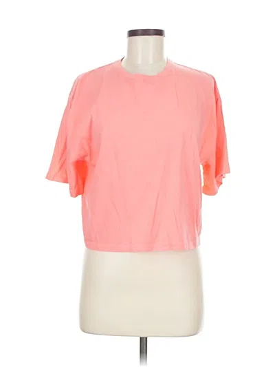 Pre-owned Athleta Short Sleeve T-shirt In Pink