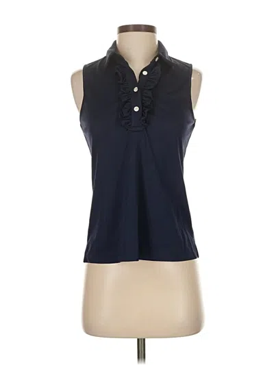 Pre-owned Julie Brown Sleeveless Blouse In Black