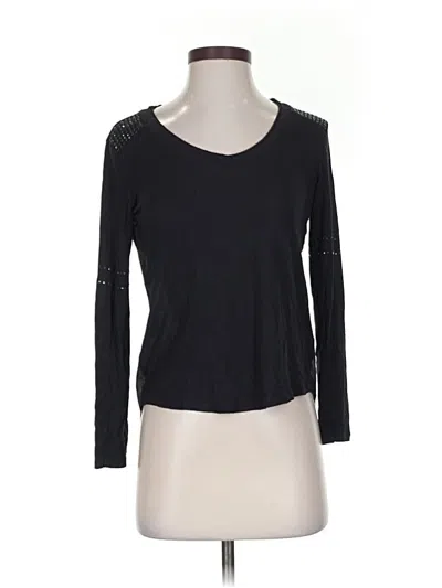 Pre-owned Karen Millen Long Sleeve T-shirt In Black