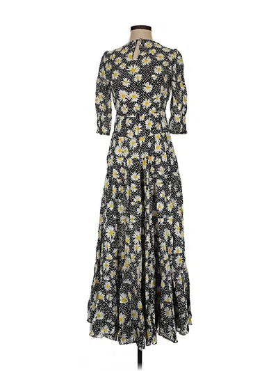 Pre-owned Rixo London Casual Dress In Black