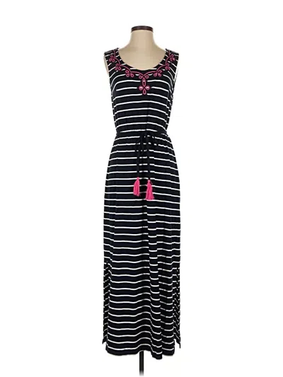 Pre-owned Talbots Casual Dress In Black