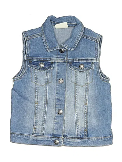 Pre-owned Crazy 8 Kids' Denim Vest In Blue