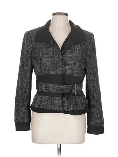 Pre-owned Dalia Collection Blazer Jacket In Gray