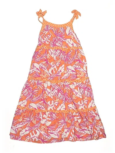 Pre-owned Cat & Jack Kids' Dress In Orange