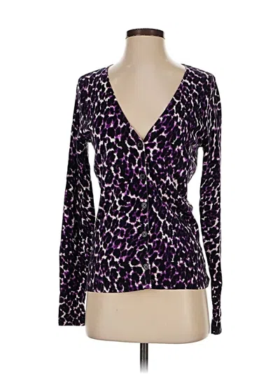 Pre-owned Merona Cardigan Sweater In Purple