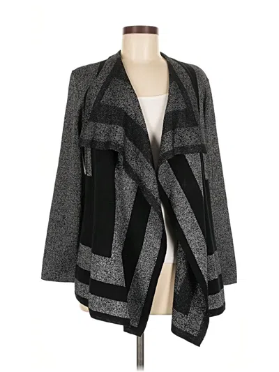 Pre-owned Melissa Paige Cardigan Sweater In Gray