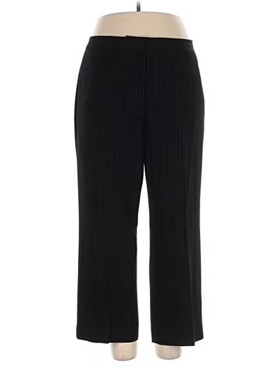 Pre-owned Kasper Dress Pants In Black