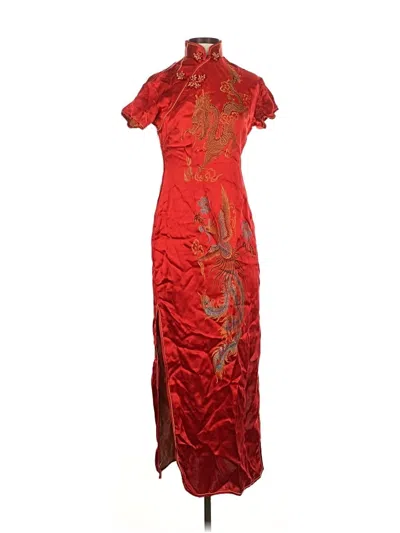 Pre-owned Assorted Brands Cocktail Dress In Red