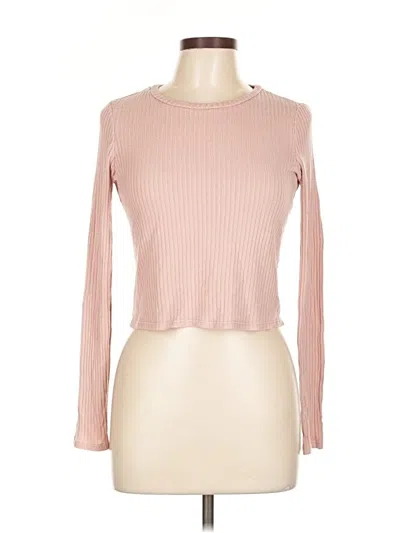 Pre-owned Reformation Jeans Cardigan Sweater In Pink