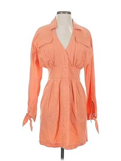 Pre-owned Asos Design Casual Dress In Orange