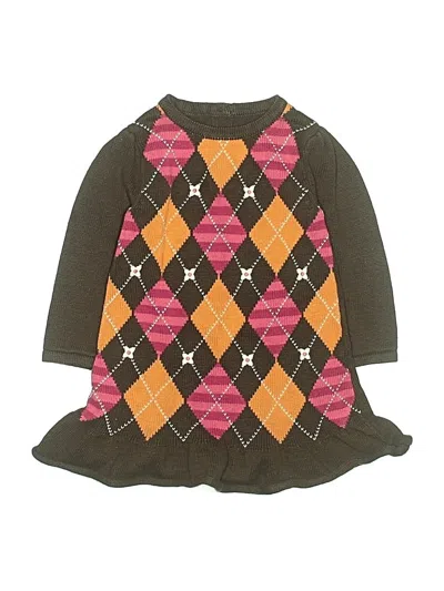 Pre-owned Gymboree Kids' Dress In Brown