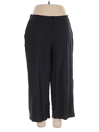 Pre-owned Eileen Fisher Dress Pants In Black