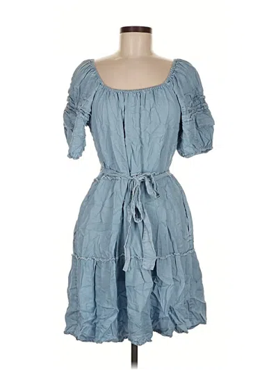 Pre-owned Karen Kane Casual Dress In Blue