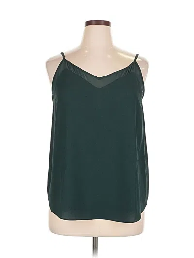 Pre-owned 1.state Sleeveless Blouse In Green